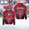 NCAAF Georgia Bulldogs National Champions Pink 3D Hoodie