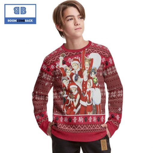 Nekoma High Haikyuu Anime Christmas Christmas Custom Knitted 3D Sweater