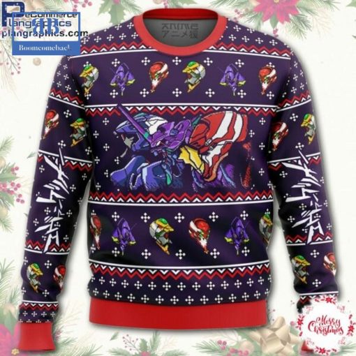 Neon Genesis Evangelion Evas Ugly Christmas Sweater