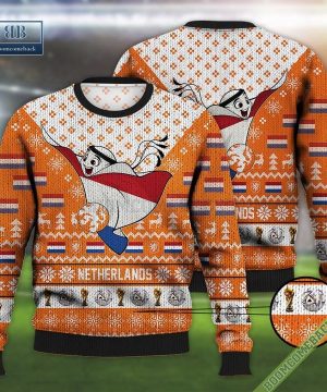 Netherlands World Cup 2022 Qatar Champions Ugly Christmas Sweater