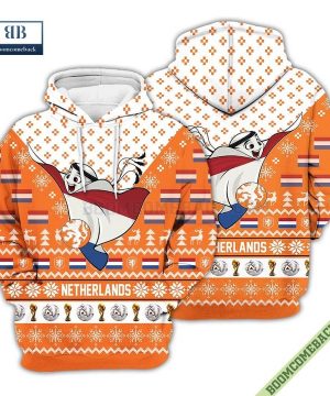 netherlands world cup 2022 qatar champions ugly christmas sweater 13 a80n6