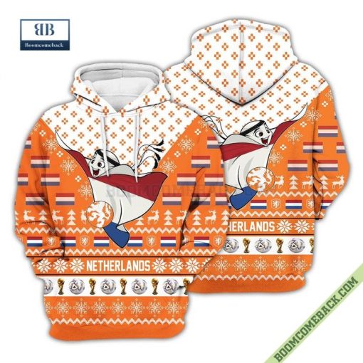 Netherlands World Cup 2022 Qatar Champions Ugly Christmas Sweater