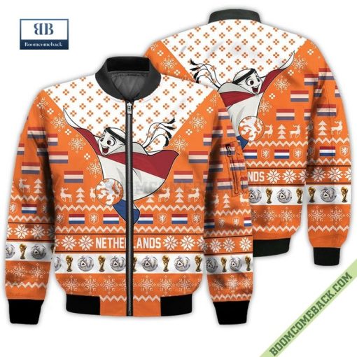 Netherlands World Cup 2022 Qatar Champions Ugly Christmas Sweater