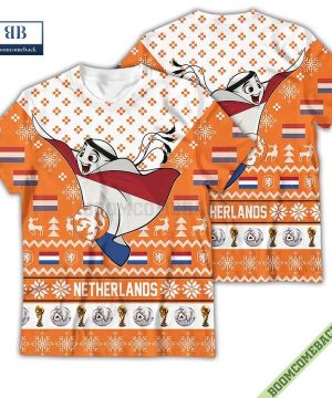 netherlands world cup 2022 qatar champions ugly christmas sweater 17 0x3Py