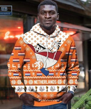 netherlands world cup 2022 qatar champions ugly christmas sweater 7 neCBZ