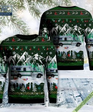 Nevada, Eureka County Emergency Medical Service Ugly Christmas Sweater