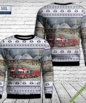 New Jersey, Elizabeth Fire Department Ugly Christmas Sweater