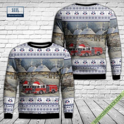 New Jersey, Elizabeth Fire Department Ugly Christmas Sweater