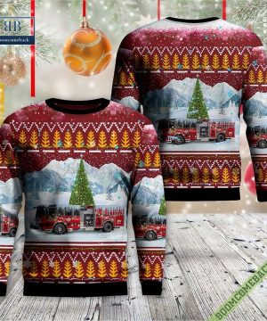 New York, Centereach Fire Department Ugly Christmas Sweater