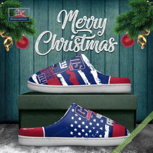 New York Giants Christmas Indoor Slippers