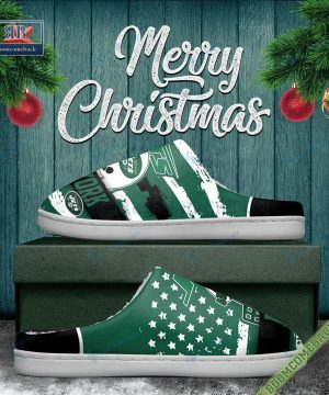 New York Jets Christmas Indoor Slippers