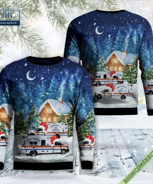 New York, North Seneca Ambulance Ugly Christmas Sweater