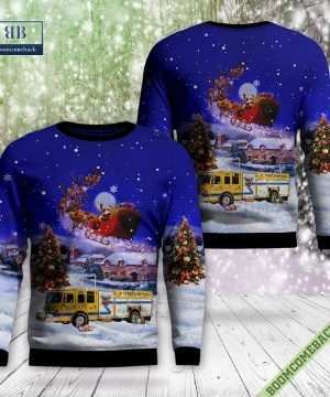 New York, West Elmira Fire Department Ugly Christmas Sweater