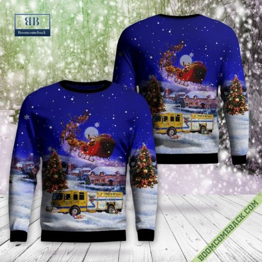 New York, West Elmira Fire Department Ugly Christmas Sweater