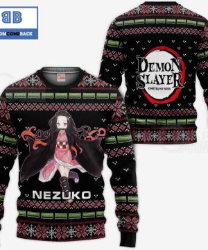 Nezuko Kamado Kimetsu No Yaiba Anime Ugly Christmas Sweater