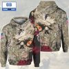 NFL Arizona Cardinals Camouflage Skull 3D Hoodie