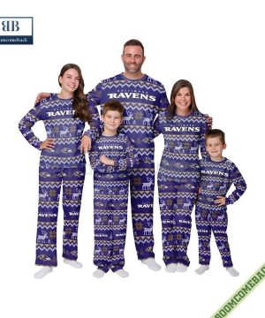 NFL Baltimore Ravens Family Pajamas Set