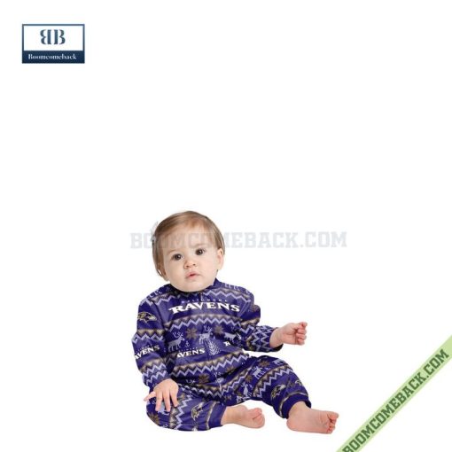 NFL Baltimore Ravens Family Pajamas Set