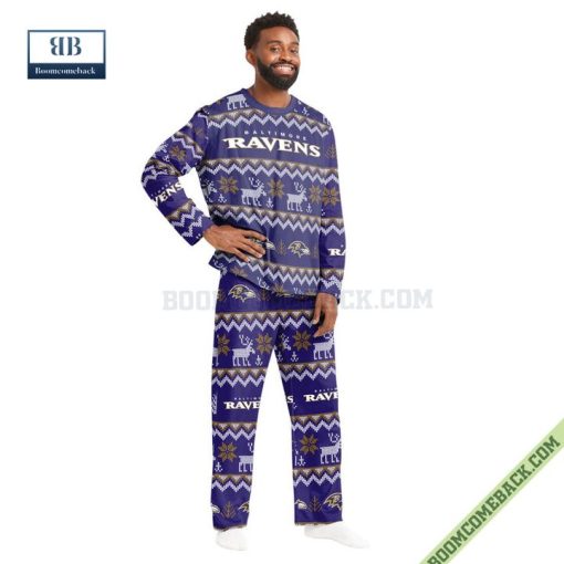 NFL Baltimore Ravens Family Pajamas Set