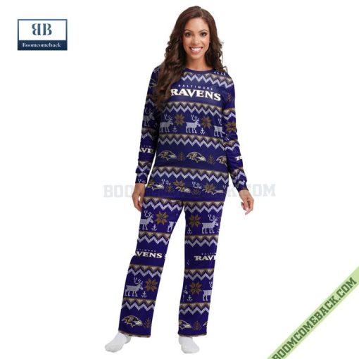 NFL Baltimore Ravens Family Pajamas Set