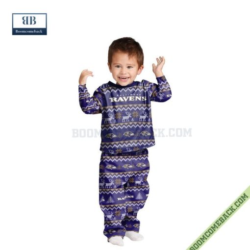 NFL Baltimore Ravens Family Pajamas Set