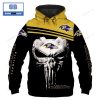 NFL Green Bay Packers Skull American Flag 3D Hoodie