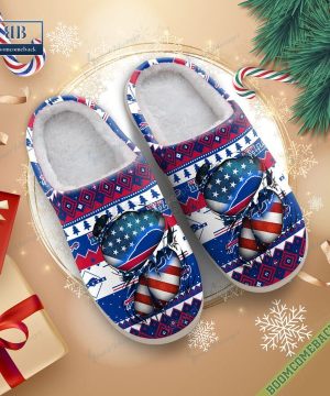 NFL Buffalo Bills Christmas Indoor Slip On Slippers