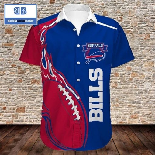 NFL Buffalo Bills Tropical Flower Hawaiian Shirt