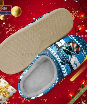 NFL Carolina Panthers Christmas Indoor Slip On Slippers