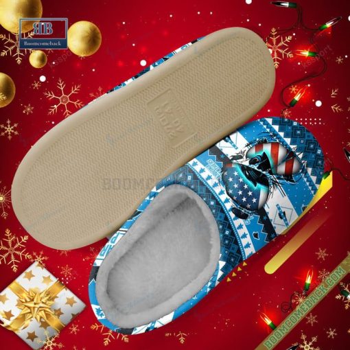 NFL Carolina Panthers Christmas Indoor Slip On Slippers