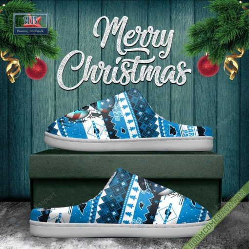 NFL Carolina Panthers Christmas Indoor Slip On Slippers