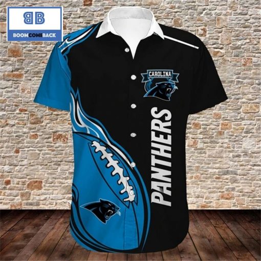 NFL Carolina Panthers Tropical Flower Hawaiian Shirt