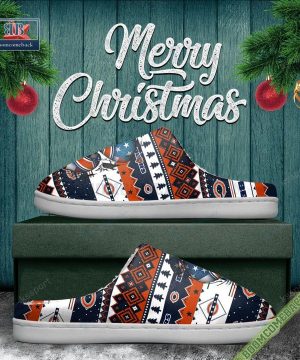 nfl chicago bears christmas indoor slip on slippers 5 TFhGT