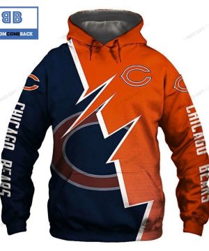 NFL Chicago Bears Logo 3D Hoodie