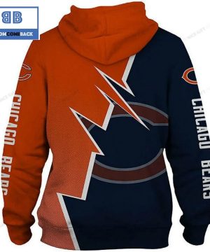 NFL Chicago Bears Logo 3D Hoodie