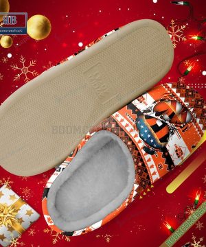 nfl cincinnati bengals christmas indoor slip on slippers 3 p9yIa