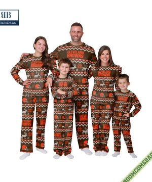 NFL Cleveland Browns Family Pajamas Set