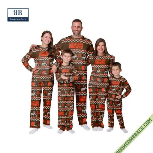 NFL Cleveland Browns Family Pajamas Set