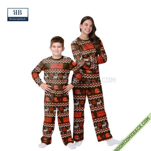 NFL Cleveland Browns Family Pajamas Set