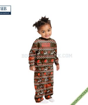 nfl cleveland browns family pajamas set 9 kZkkQ