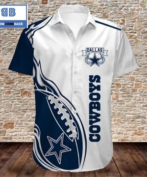 NFL Dallas Cowboys Tropical Flower Hawaiian Shirt