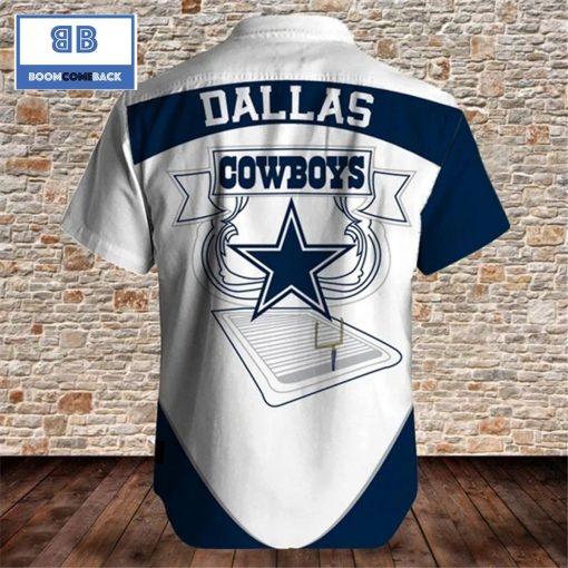 NFL Dallas Cowboys Tropical Flower Hawaiian Shirt