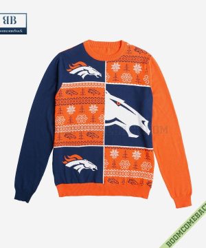 nfl denver broncos big logo ugly christmas sweater 5 tVtwO