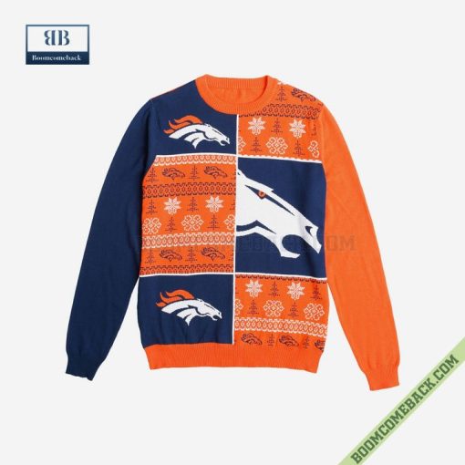 NFL Denver Broncos Big Logo Ugly Christmas Sweater