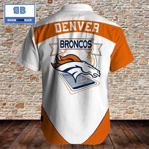 NFL Denver Broncos Tropical Flower Hawaiian Shirt