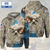 NFL Green Bay Packers Camouflage Skull 3D Hoodie