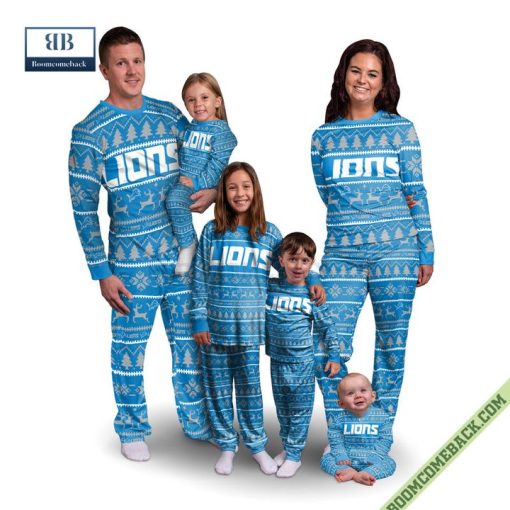 NFL Detroit Lions Family Pajamas Set