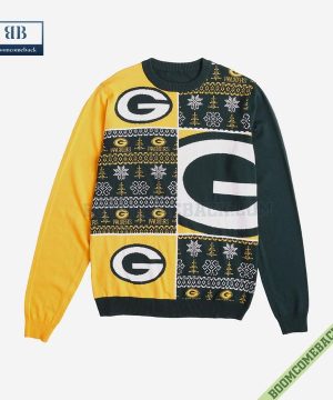 nfl green bay packers big logo ugly christmas sweater 5 kiLG2