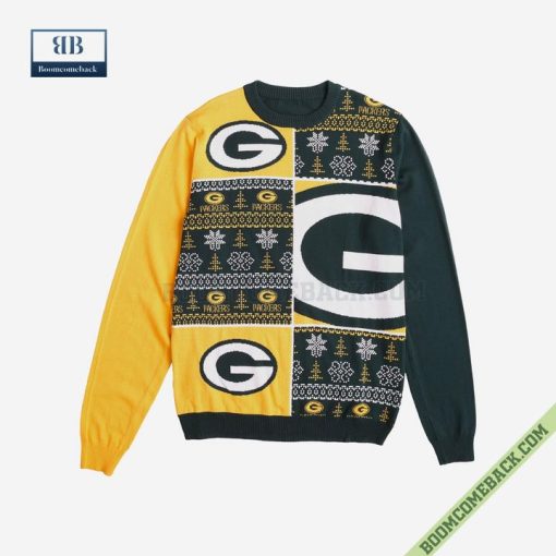 NFL Green Bay Packers Big Logo Ugly Christmas Sweater