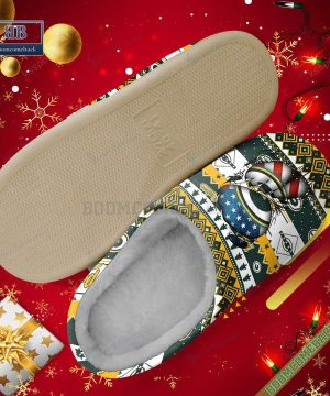 NFL Green Bay Packers Christmas Indoor Slip On Slippers